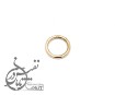 تصویر  حلقه مفتولی گرد ضخیم 2.5 سانت