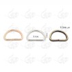 تصویر  حلقه مفتولی نیم گرد 3 سانت